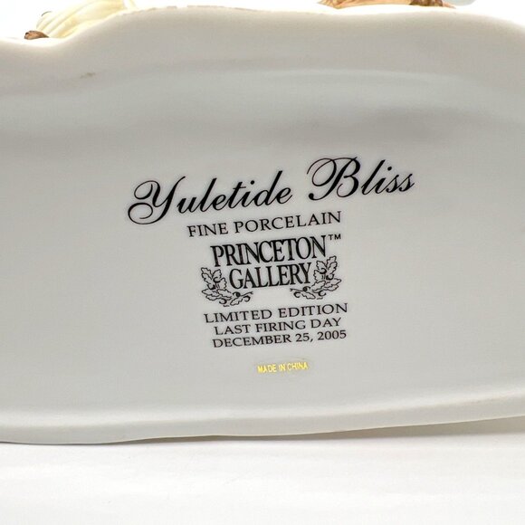 Princeton Gallery Yuletide Bliss Unicorn Horse 2005 Christmas Holiday - Picture 6 of 6